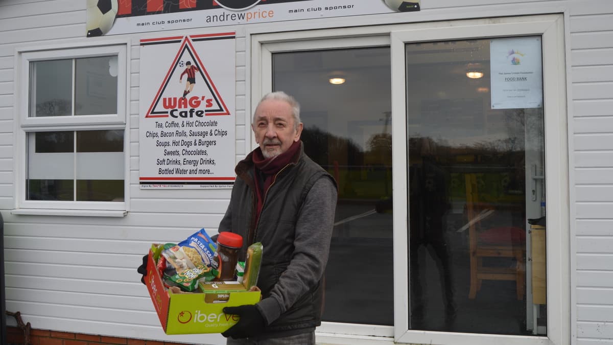 Food Bank founders give heartfelt thanks to Tenby AFC for new pitch